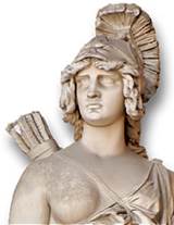 Opis: Statue of Penthesilea, Queen of the Amazons